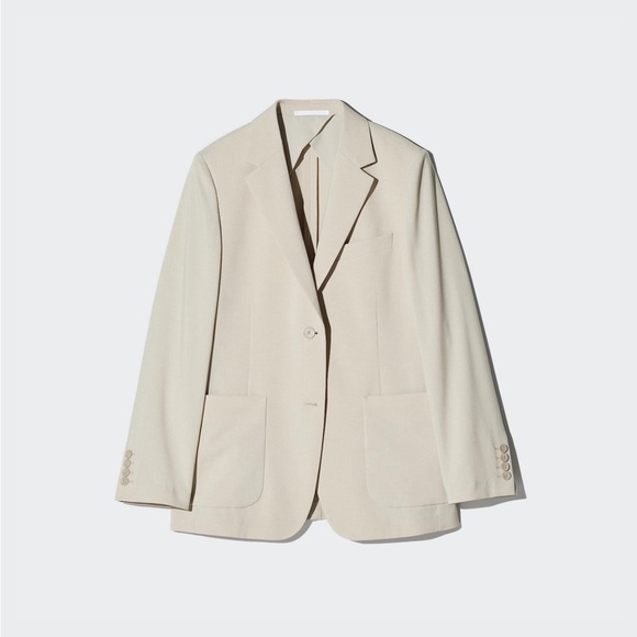Uniqlo Jackets & Blazers - NWT Uniqlo Women AirSense Jacket Blazer | Beige | Size S